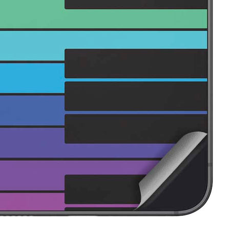 Color Piano Keys Galaxy S25 Skin